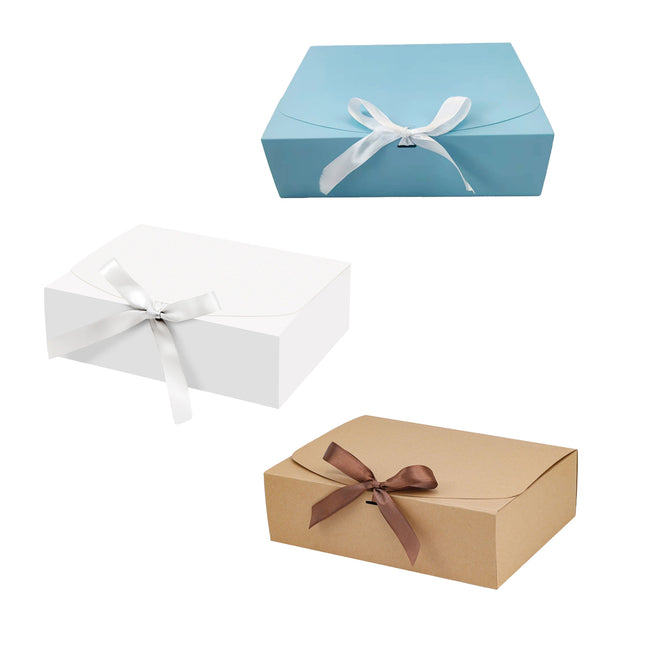 10PCS Foldable Gift Box Waterproof Moisture Proof for Birthday Christmas Wedding