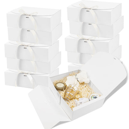 10PCS Foldable Gift Box Waterproof Moisture Proof for Birthday Christmas Wedding