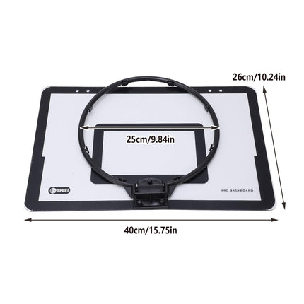 Wall Mounted Foldable Basketball Stand Indoor Outdoor Hoop Frame for Young Players