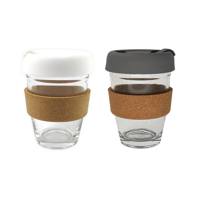 Glass Mug With Lid Silicone Cork Sleeve Leakproof Anti Scalding Insulated Cup