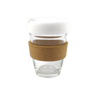 Glass Mug With Lid Silicone Cork Sleeve Leakproof Anti Scalding Insulated Cup