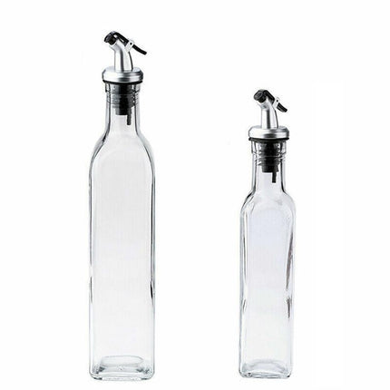 250/500ml Olive Oil Vinegar Pourer Dispenser Glass Bottle Kitchen Tools Cooking - Aimall