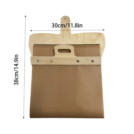 Wooden Pizza Sliding Tray With Handle Household Baking Chopping Board Spatula