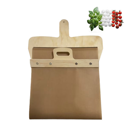 Wooden Pizza Sliding Tray With Handle Household Baking Chopping Board Spatula