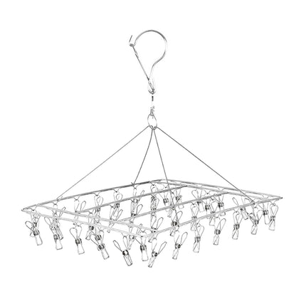 30/40/55 Pegs Stainless Steel Laundry Sock Underwear Clothes Dryer Rack Hanger