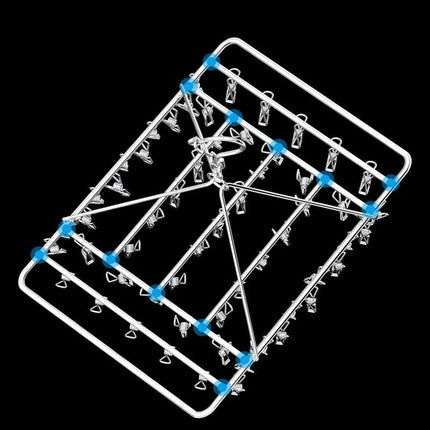 30/40/55 Pegs Stainless Steel Laundry Sock Underwear Clothes Dryer Rack Hanger