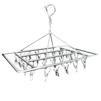 30/40/55 Pegs Stainless Steel Laundry Sock Underwear Clothes Dryer Rack Hanger