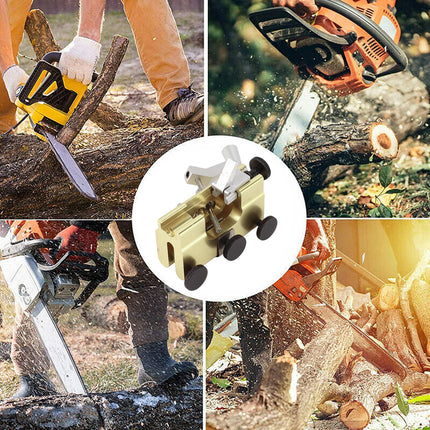 Portable Manual Saw Chain Sharpener Jig Tool for Blade Edge Filing
