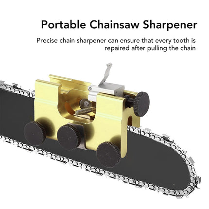Portable Manual Saw Chain Sharpener Jig Tool for Blade Edge Filing