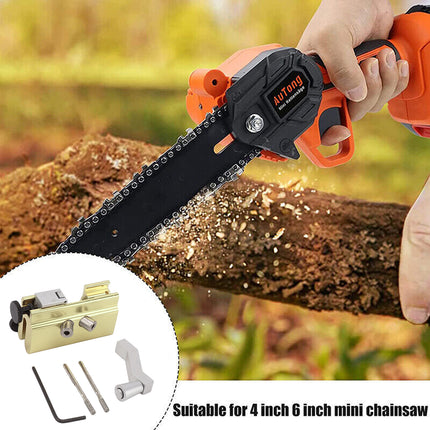 Portable Manual Saw Chain Sharpener Jig Tool for Blade Edge Filing