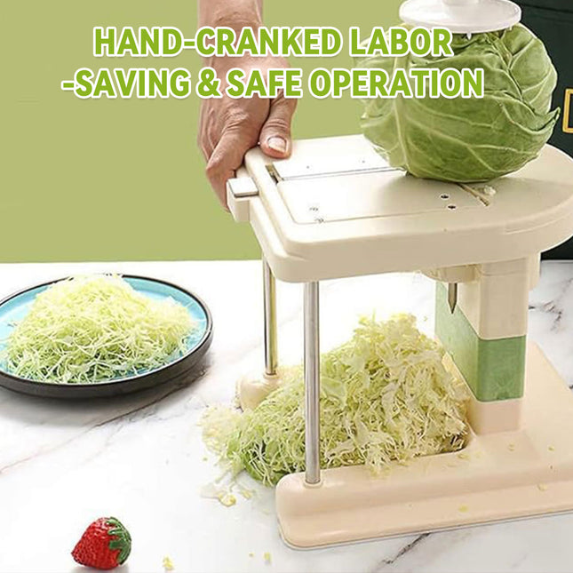 Hand Crank Vegetable Cutter Shredder Cabbage Slicer Household Grater Tool