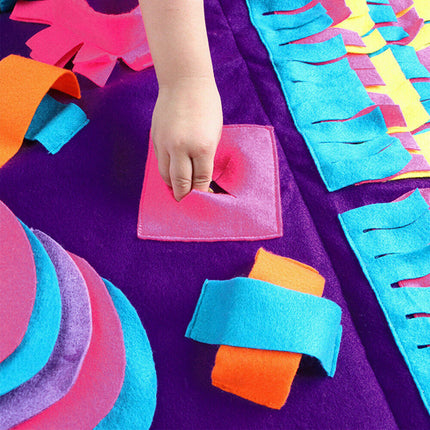 Dog Pet Nose Training Sniffing Pad Toys Blanket Game Feeding Cushion Snuffle Mat