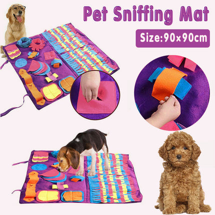 Dog Pet Nose Training Sniffing Pad Toys Blanket Game Feeding Cushion Snuffle Mat