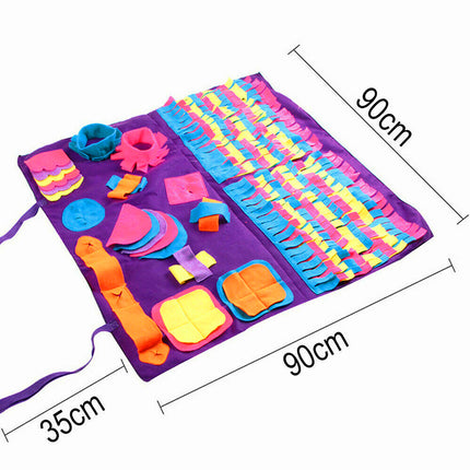 Dog Pet Nose Training Sniffing Pad Toys Blanket Game Feeding Cushion Snuffle Mat