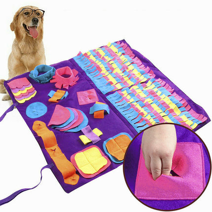 Dog Pet Nose Training Sniffing Pad Toys Blanket Game Feeding Cushion Snuffle Mat