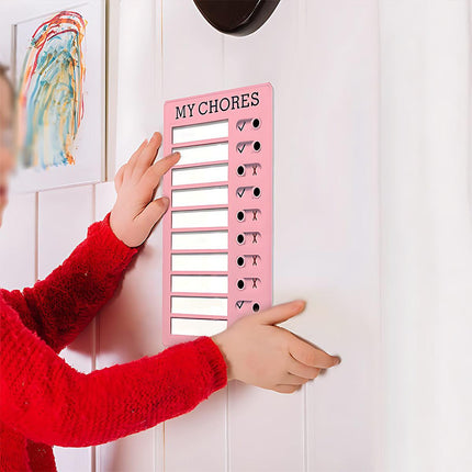 Memo Plastic Board Chore Chart Reusable RV Checklist My Chores Elder Notes