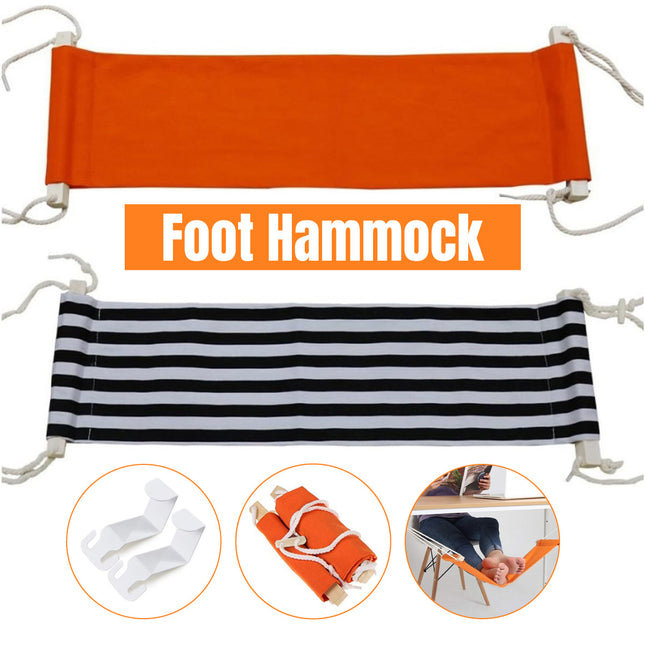 Foot Hammock Under Desk Hanging Office Footrest for Comfortable Leg Support