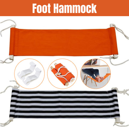 Foot Hammock Under Desk Hanging Office Footrest for Comfortable Leg Support