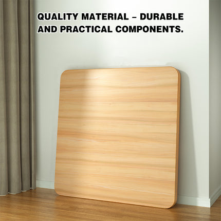 60cm Wooden Folding Table Tray Dinner Home Coffee Snack Outdoor Desk Portable