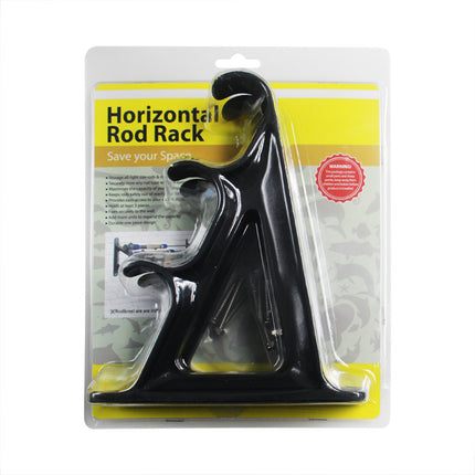 Wall Mounted Fishing Rod Rack Holder Display Storage Organizer for Rods and Gear