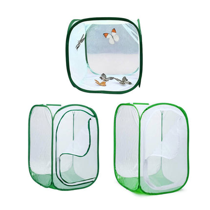 Collapsible Insect Cage Garden Insect Screen Plant Cultivation Cage for Outdoor