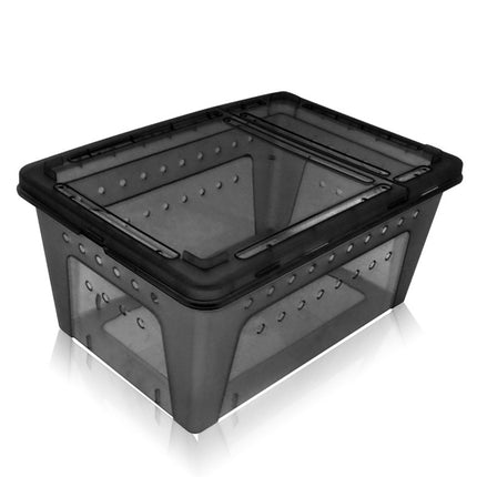 Bug and Isopod Breeder Box Clear Plastic Small Reptile Enclosure Carrier
