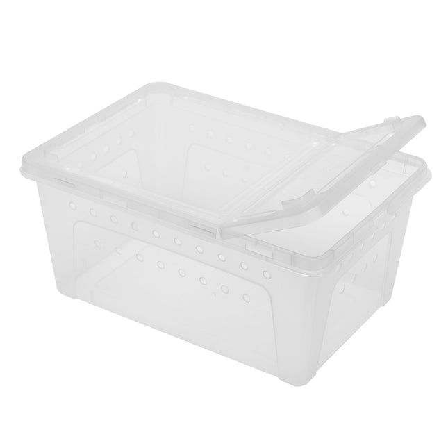 Bug and Isopod Breeder Box Clear Plastic Small Reptile Enclosure Carrier
