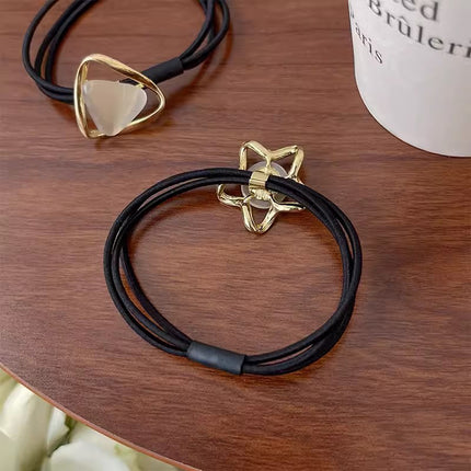 Crystal Hair Ties Elastic Band Ponytail Holders Women Fashion Accessory