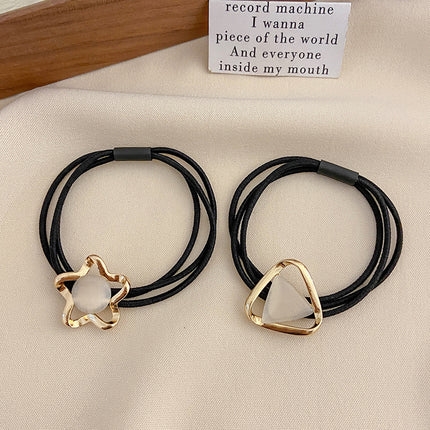 Crystal Hair Ties Elastic Band Ponytail Holders Women Fashion Accessory