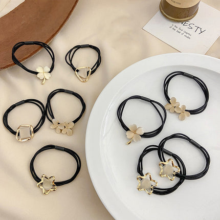 Crystal Hair Ties Elastic Band Ponytail Holders Women Fashion Accessory