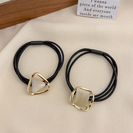 Crystal Hair Ties Elastic Band Ponytail Holders Women Fashion Accessory