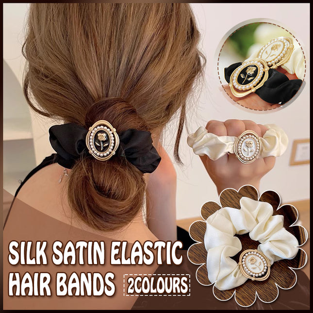 Flower Retro Korean Style Hair Rope Elastic Hair Bands Large Intestine Hair Ring