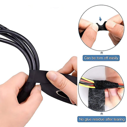 7Roll Electrical Harness Tape Wire Loom Cloth Noise Damping 19Mmx15M