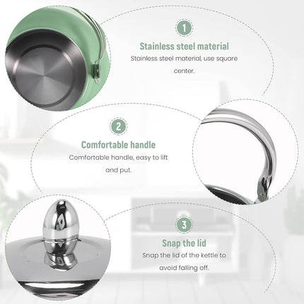 Stainless Steel Kettle 2.5L Household Water Boiler  Tea Pot Durable