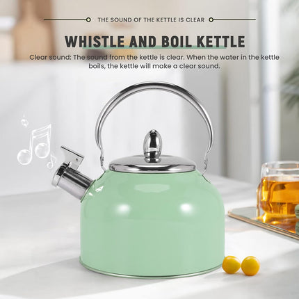 Stainless Steel Kettle 2.5L Household Water Boiler  Tea Pot Durable
