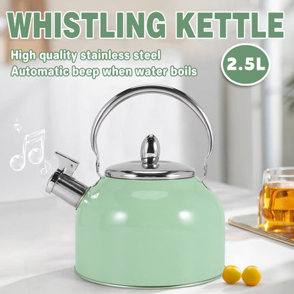 Stainless Steel Kettle 2.5L Household Water Boiler  Tea Pot Durable