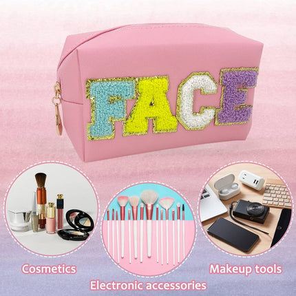 3PCS Waterproof Cosmetic Bag Large Capacity Toiletry Organizer Portable Bag