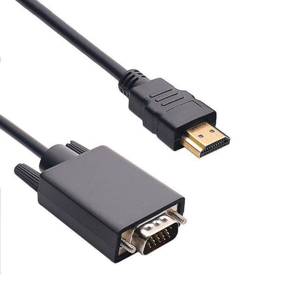 1.8m 1080P HDMI to VGA Gold Plated Adapter Cable for HDTV HD LCD