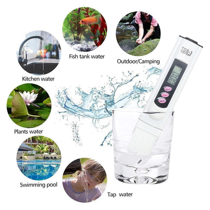 TDS Water Quality Test Pen for Fish Tank Tap Water Drinking Water Detector Tool