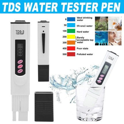 TDS Water Quality Test Pen for Fish Tank Tap Water Drinking Water Detector Tool