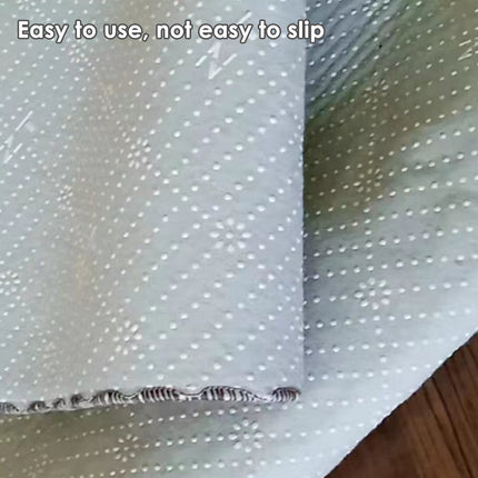 Round Carpet Cotton Linen Floor Mat Printed Anti Slip Rug Fringe Blanket Living