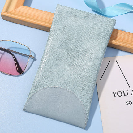 Mouth Snapped Sunglasses Eyeglass Glasses Case Soft Pouch Bag Pocket Spectacle