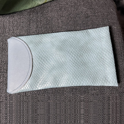 Mouth Snapped Sunglasses Eyeglass Glasses Case Soft Pouch Bag Pocket Spectacle