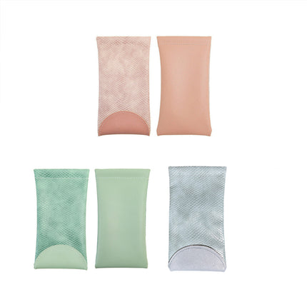 Mouth Snapped Sunglasses Eyeglass Glasses Case Soft Pouch Bag Pocket Spectacle