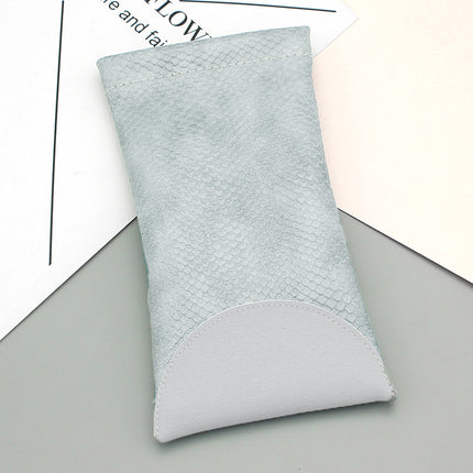 Mouth Snapped Sunglasses Eyeglass Glasses Case Soft Pouch Bag Pocket Spectacle