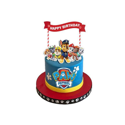 Paw Patrol Cake Topper Kids Birthday Party Cake Decoration Party Supplies - Aimall