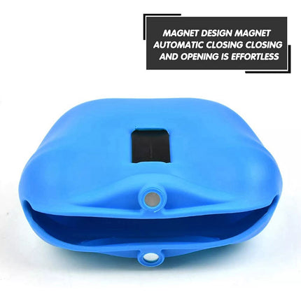 Dog Training Treat Bag Silicone Pet Pouch with Clip Waist Belt Snack Holder