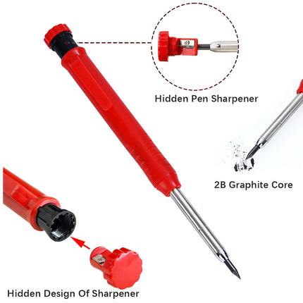 Carpenter Pencils Portable Easy to Use for Wood Metal Stone Construction Project