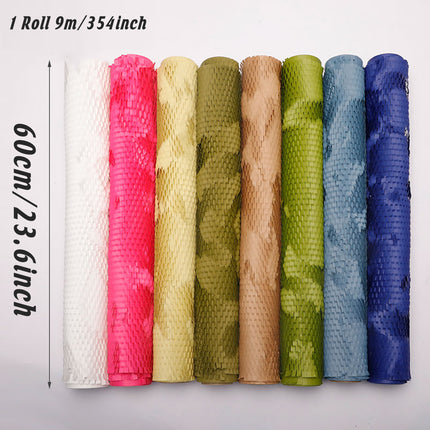 Honeycomb Flower Wrap Waterproof Art Texture Kraft Paper Floral Wrapping Paper