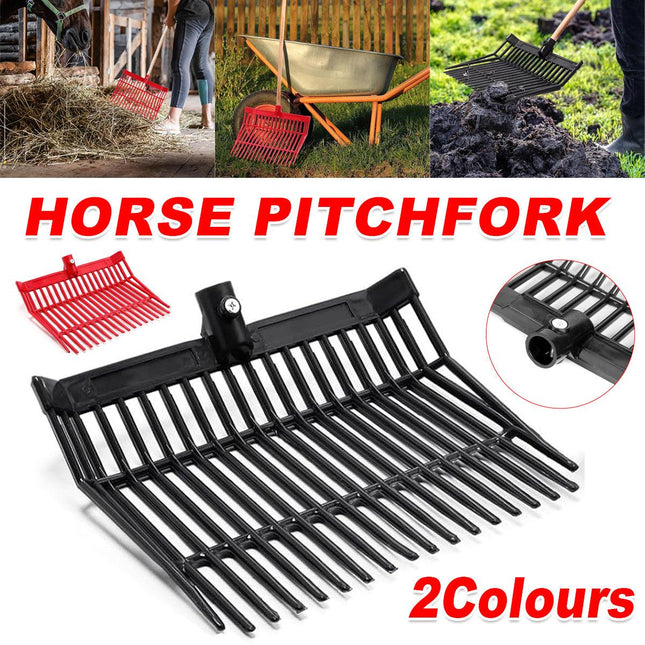 Plastic Large Hay Fork for Horses Farm Animal Supplies Hay Feeding Fork Tool